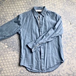 Rag & Bone men long sleeve button in Fit 2